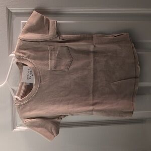 Orcas Lucille Tan Neutral Tshirt With Front Pocket Size 2T